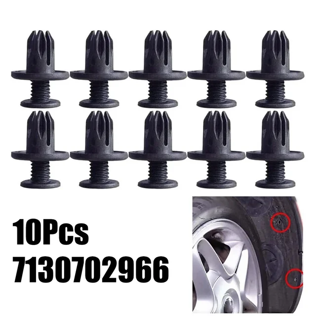 10Pcs Inner Wheel Arch Liner Fastener Clips For BMW Mini For Cooper R50 R52 R56 Car Accessories 7130702966 Plastic Clips 5