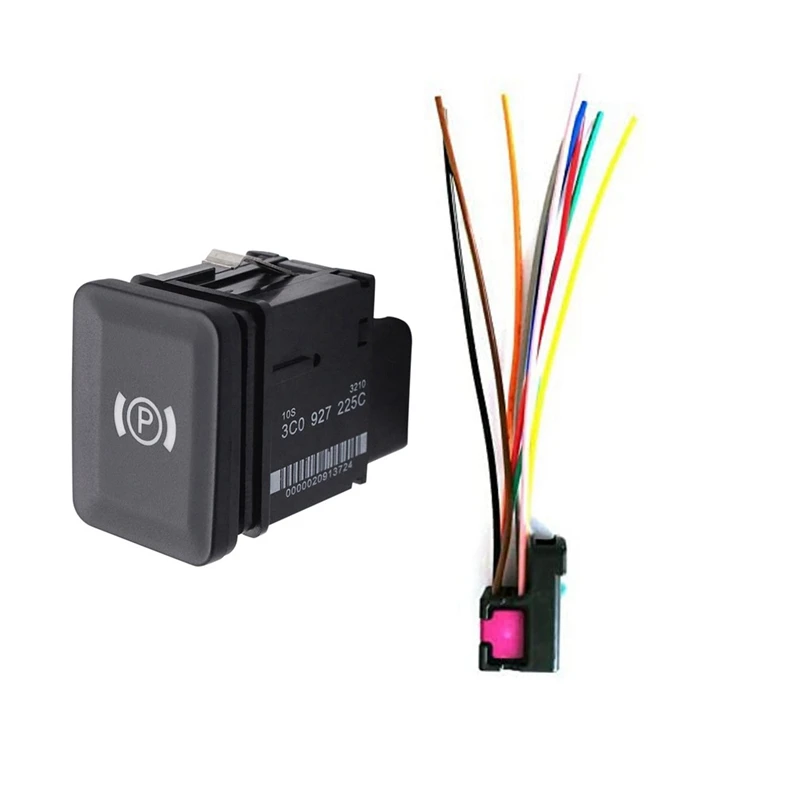 

3C0927225 1K0972776 Reversing Radar Switch Wiring Connector Brake Button Car For Passat B6 CC 3C 2006-2012 Parts Accessories