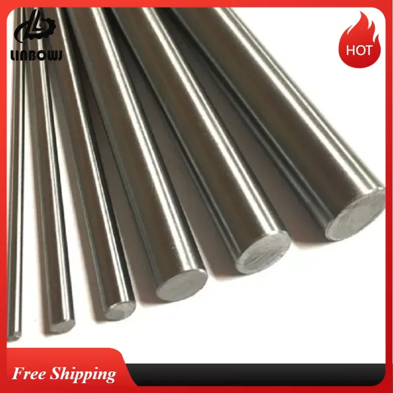 303 Stainless Steel Rod 8mm shaft 2mm 3mm 4mm 5mm 6mm 7mm 8mm linear shaft metric round rod 400mm Long rod
