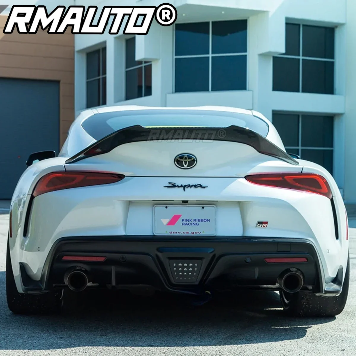 

Спойлер для Toyota Supra, задний спойлер из настоящего углеродного волокна, бахилы для багажника Toyota Supra A90 A91 2019-2022