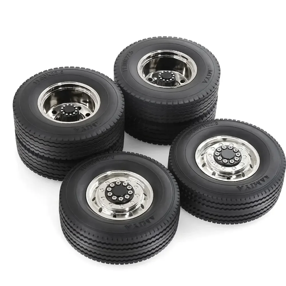 VGEBY Set 4 Pneumatici In Gomma Per Auto RC MN86 - Ricambio E Upgrade, Diametro 80mm, Nero