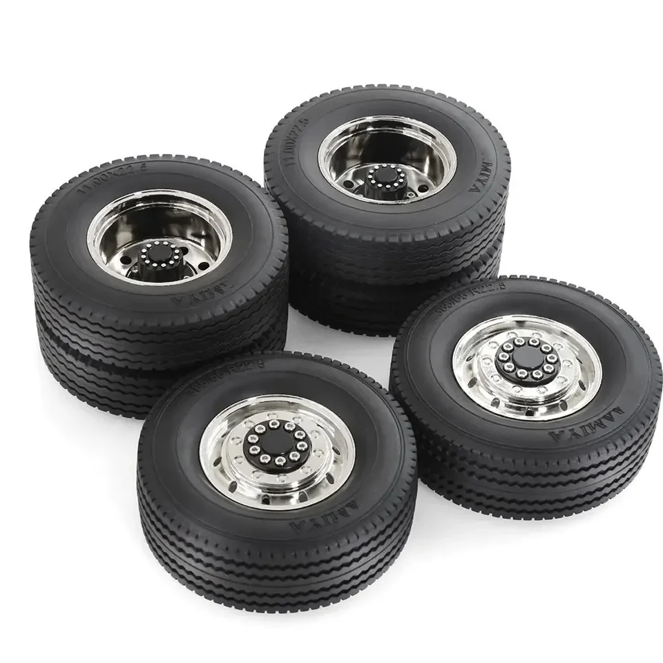 Runup Pneumatici in gomma da 22/25 mm, 2 pezzi per Tamiya 1/14 RC