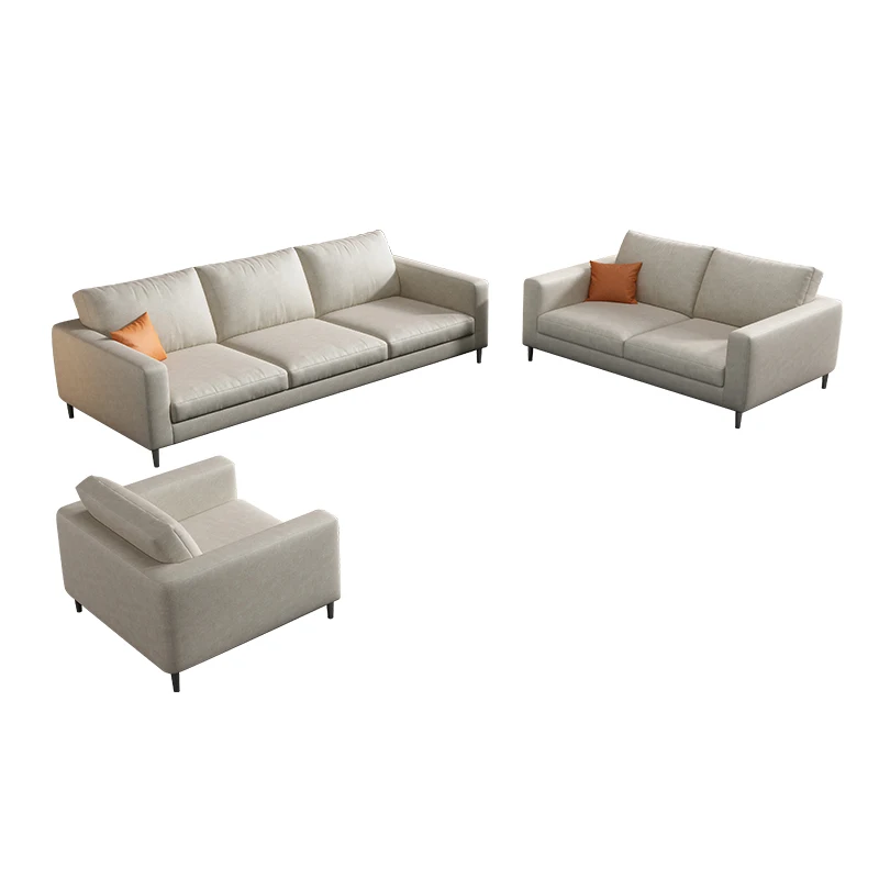 

Современный простой двухразмерный диван из ткани для гостиной