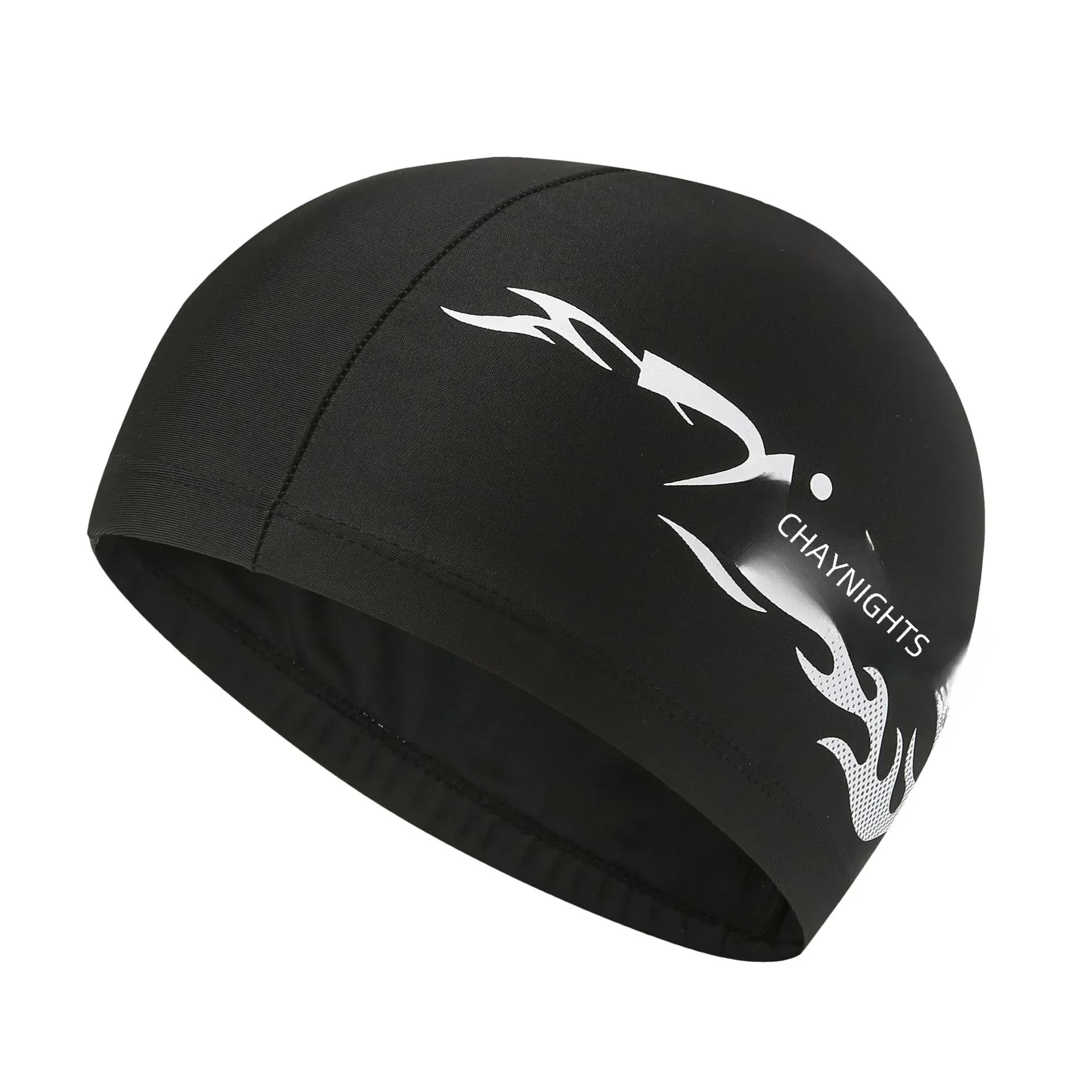thumbnail image 5 of Bañador de hombre de poliéster con velo negro que no se decolora Bañador de hombre Boxer Gorro de baño cruzado para adultos Secado rápido, 5 of 5