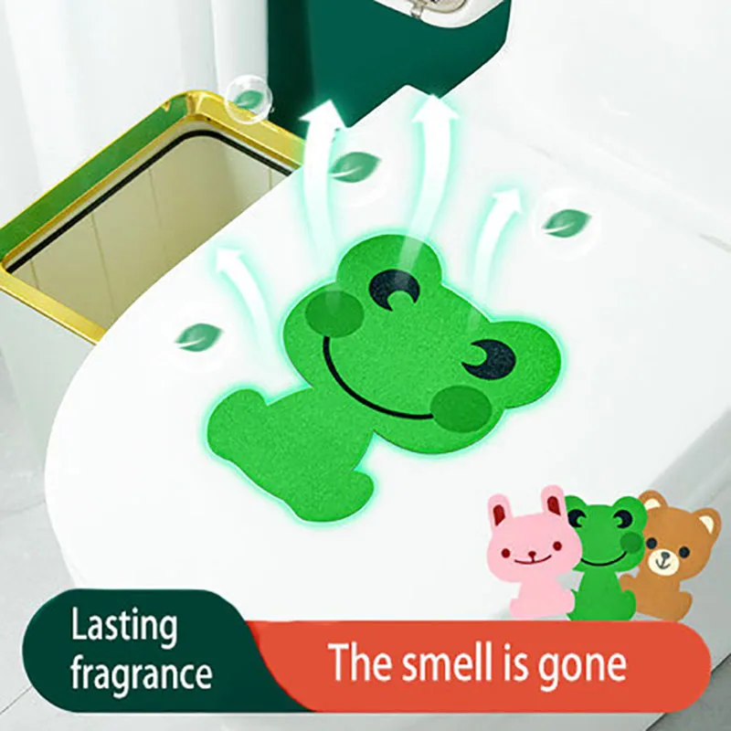 

Toilet Deodorant Sticker Toilet Toilet Sticker With Deodorant Function To Remove Odor Cartoon Style Toilet Decoration Sticker
