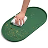 Silicone Pet Bowl Mat Placemat Waterproof Prevent Spills Dog Cat Food Feeding Pad Kitten feeding Pet Bowl tray Mats 5