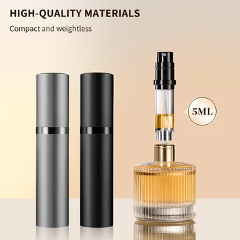5ml Mini Bottom Filling Perfume Spray Dispenser Bottles Cosmetic Refillable Spray Atomizer Portable Liquid Container Bottle