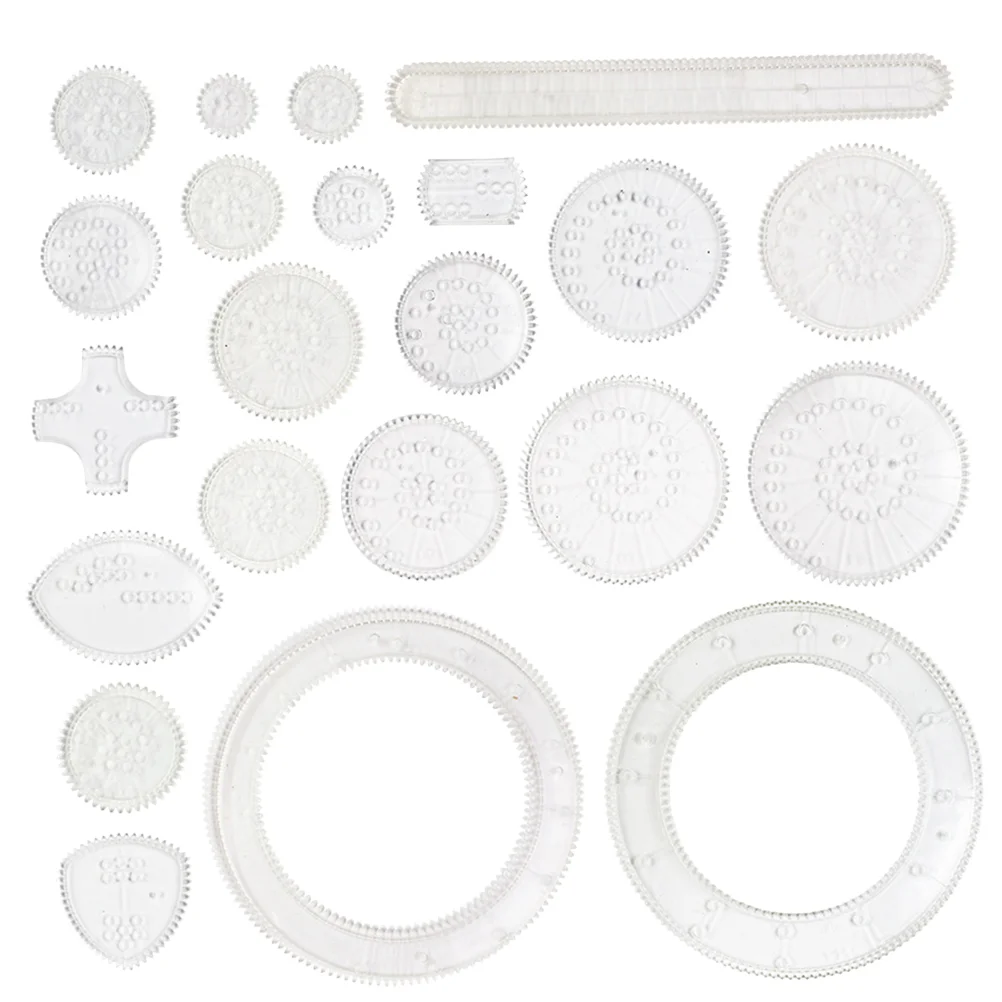 Painting Set Ruler Child Kids Suit Educational Toys Plastic Beautiful Drawing