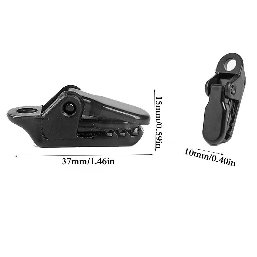 Outdoor Tent Tarp Clip Jaw Grip Camp Gripper Tarpaulin Trap Awning Anchor Canopy Clamp Caravan Snap Canvas Tighten Tool tent clips camping tent accessories camping tent fasteners plastic clips 10pcs