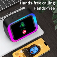 AI Smart Bluetooth 5.4 Speaker Voice assistant HDTouch Screen Display Electronic Album Alarm Clock Hi-fi Stereo Sound 6