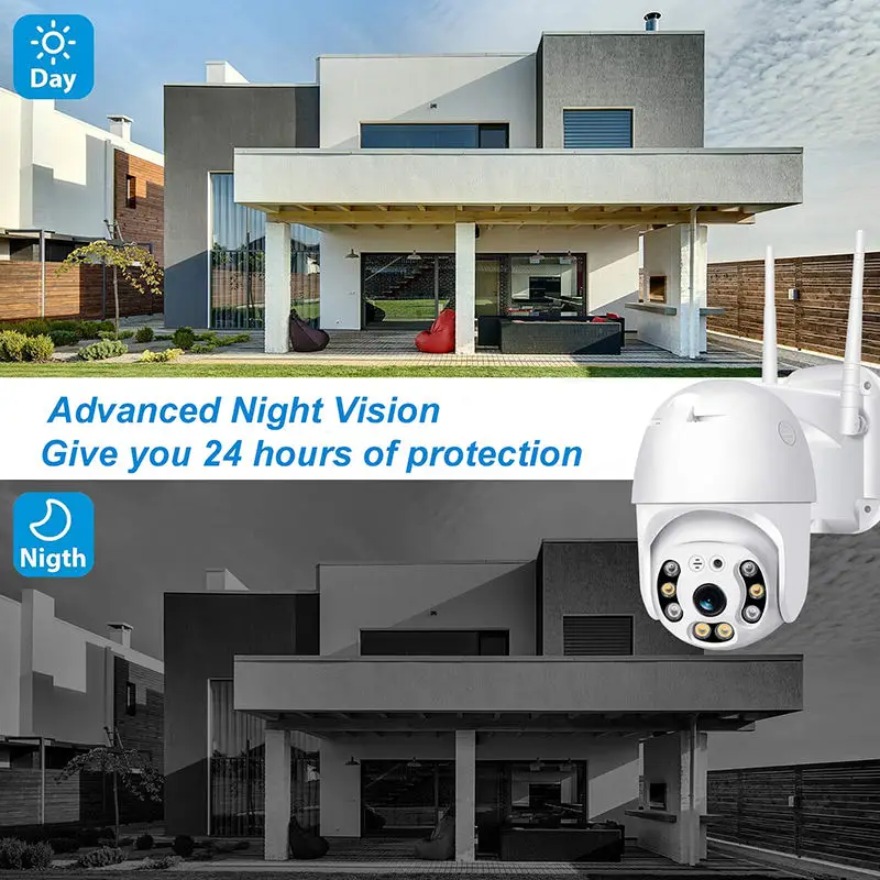 V380 Pro WIFI Camera Wireless IP Network Camera Outdoor Waterproof Motion Alarm Camera 3