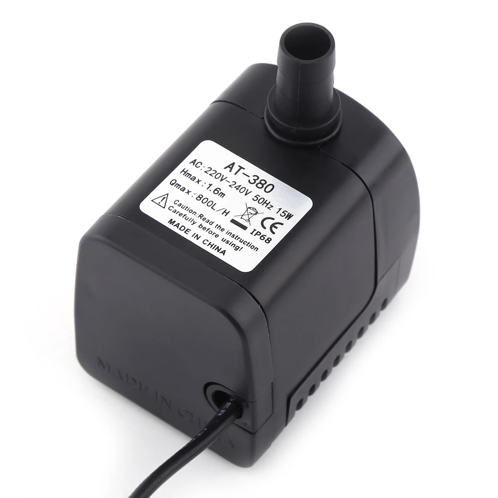 220V 15W 800L/H 분수 공기 수조 수족관 물 잠수정 펌프-Freehip.co.kr