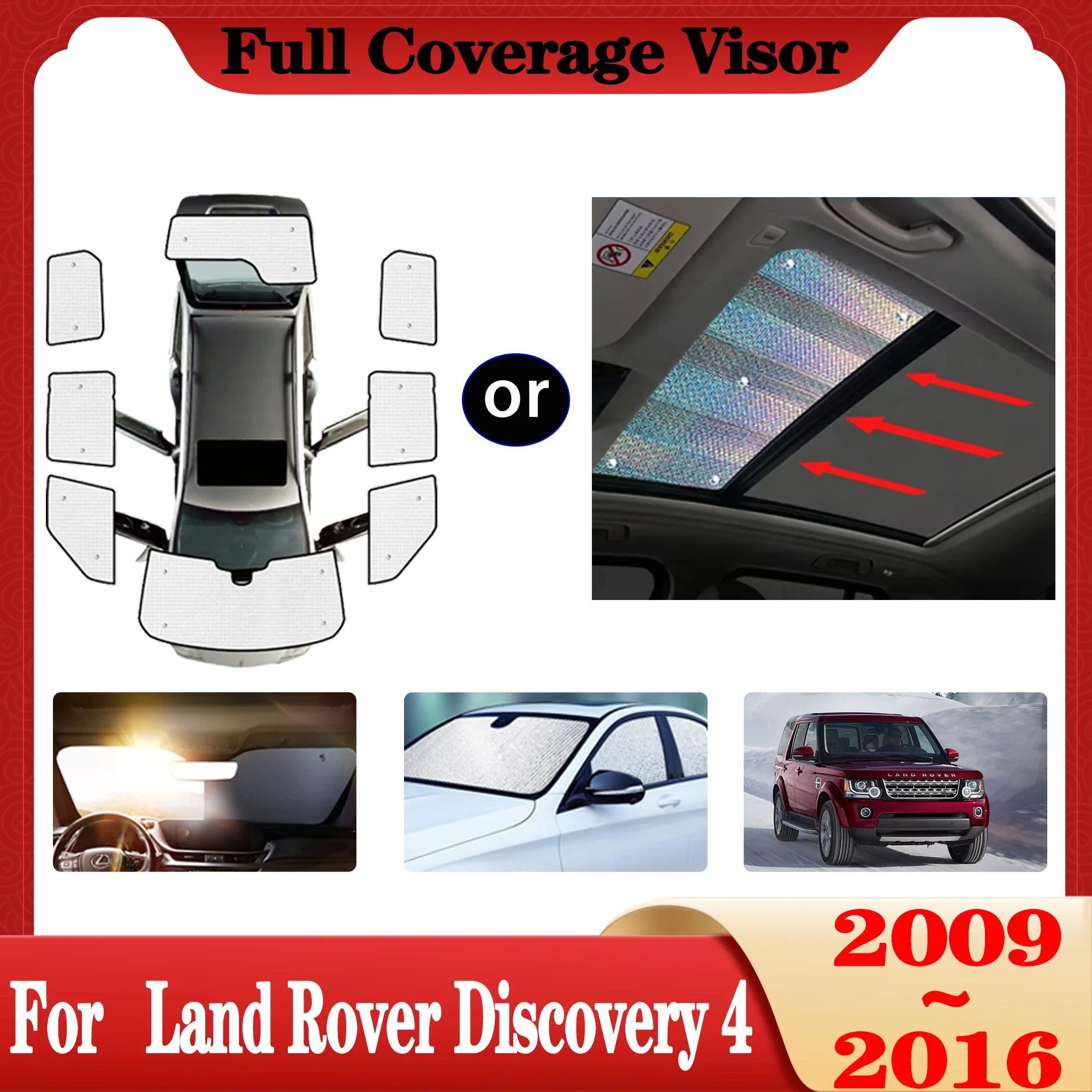 FullCoverageSunshadesForLandRoverDiscovery4L319LR420092016