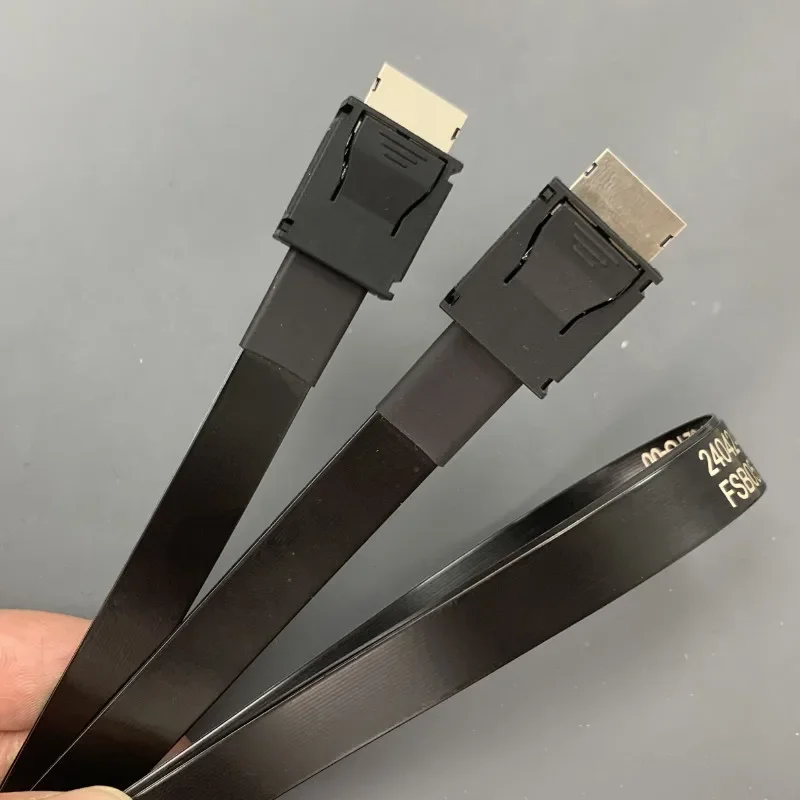 ADT PCI-E 4.0 X4 SFF-8611 수 FFC Oculink 익스텐션 케이블, 외장 GPU 독 그래픽 카드, SSD PC 서버 OCuLink SFF8611 어댑터