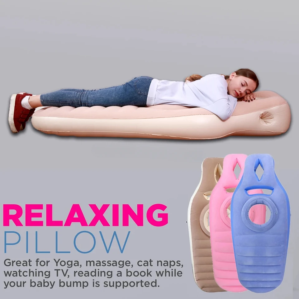 Almohada Embarazada Dormir Boca Abajo Almohada Inflable De