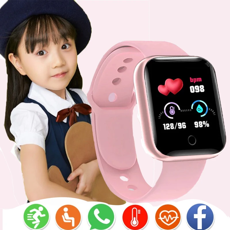 Connected Watch Child Children Smart Watch Fitness Tracker Sport Heart