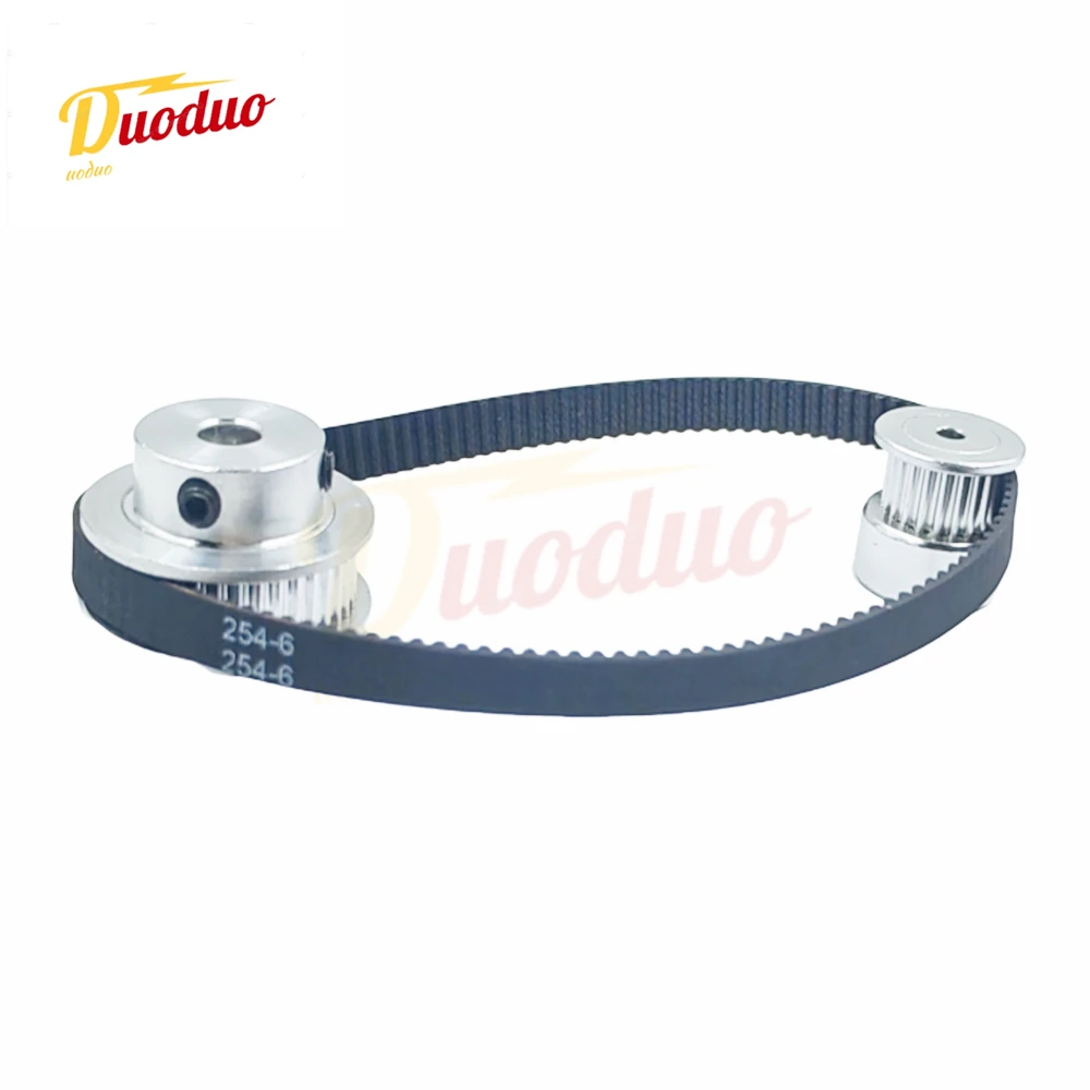 Description Picture 6 of item2GT Timing Belt and pulley Set 20T 60T Synchronous wheel 2M Toothed synchronization Belt Width 15MM Aperture 3 - 15MM 3D printer