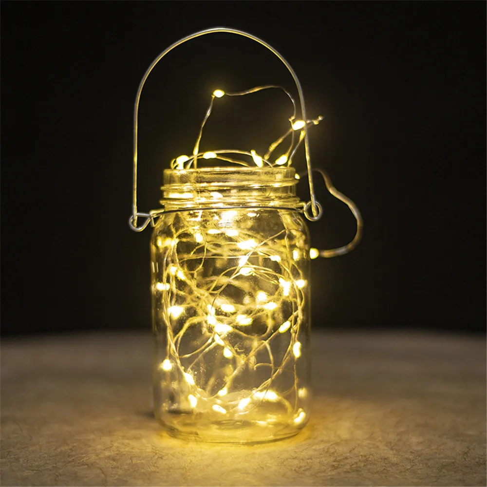 Description Picture 6 of item20 Pack String Fairy Lights 20Led 2M Silver Copper Wire Battery Powered Decorations Lights For Wedding Party Christmas Decor