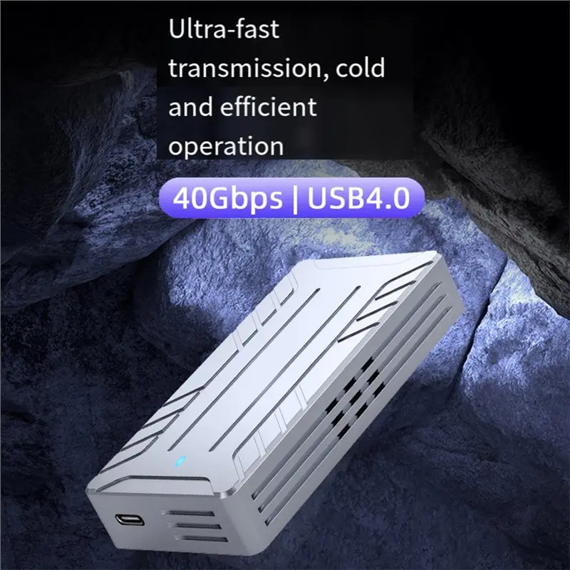 A35M-폰 노트북용 40Gbps USB 4.0 SSD 케이스 썬더볼트 USB-C M.2 NVMe SSD 케이스 USB 3.2/3.1/3.0용