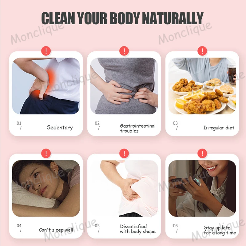 6/12/24 Pcs Belly Slimming Patches Fast Burning Fat Hot Compress Stickers Flabby Sagging Skin Tightening Improve Stomach Tools