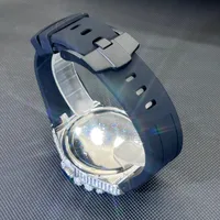 Montre à quartz pour homme Missfox Luxury Full Diamond, bracelet Thorn, style hip-hop, affichage de la date avec fonction lumineuse, montre-bracelet pour homme 6