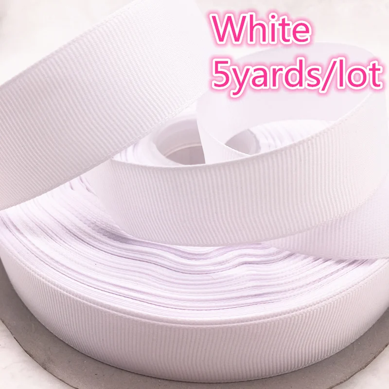 Ribbon Decoration Ribbon Supplies Grosgrain Ribbon Christmas Ribbon Sewing Ribbon 5yards 10mm 15mm 25mm 38mm 50mm Grosgrain Ribbon For Christmas Wedding Decoration DIY Sewing Handmand Crafts