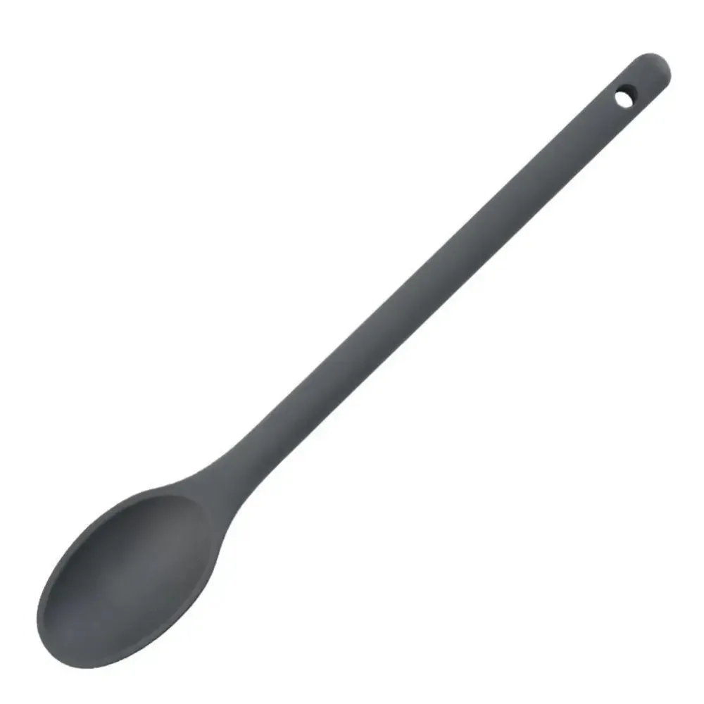 Silicone Mixing Spoon Nonstick Kicthen Spoon Baking for Cooking Stirring Mixing and Serving 1Pc silicone spoon