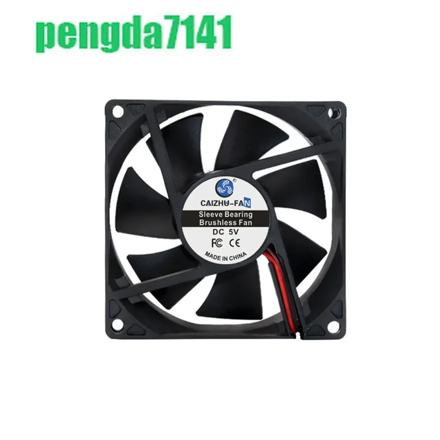 

Sleeve Bearing DC5V 12V 24V 80MM CPU Fan 8025 80*80*25MM 8*8*2.5CM Cooling Fan Inverter Fan 2pin