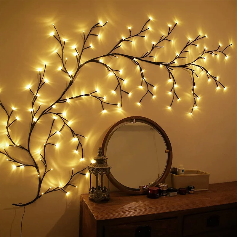 Valentine's Day Branch Lights 144 LEDs Lighted Vine Tree for Home Bendable  Indoor Willow Tree Lights for Christmas Party Party - AliExpress