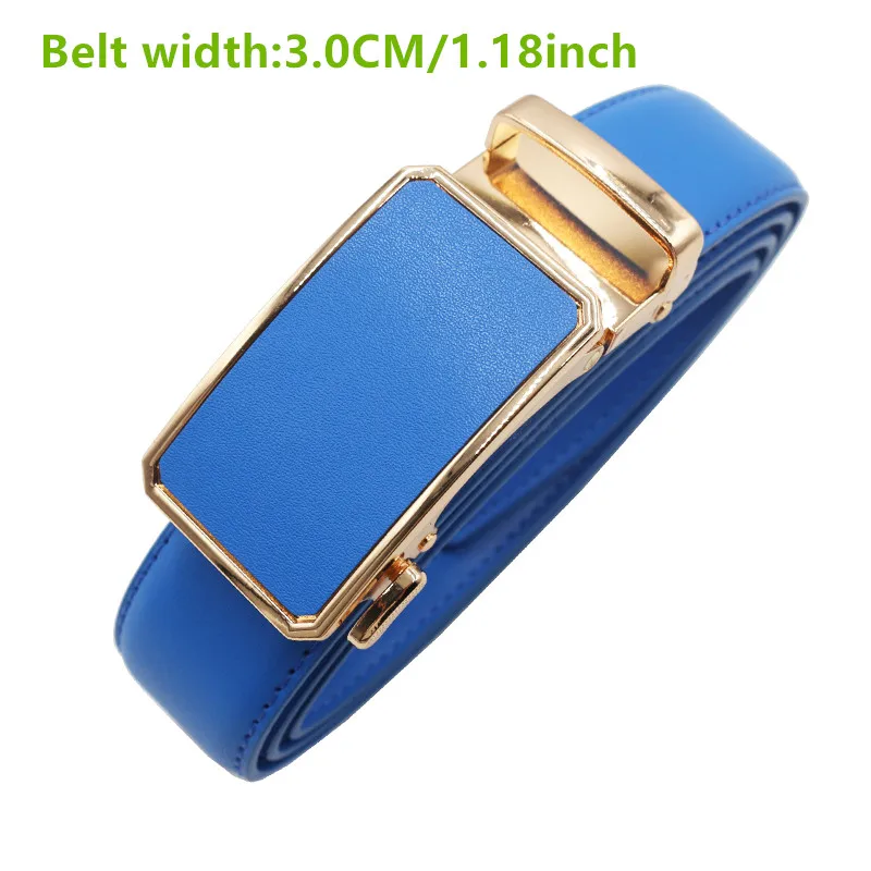 Cintura In Vera Pelle Con Fibbia Colorata Clara Turchese - Foto 10