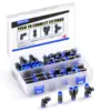 40Pcs/Box 6mm/8mm PU/PY/PE/PL Kit Pneumatic Air Fittings Hose Connector Quick Release Connector