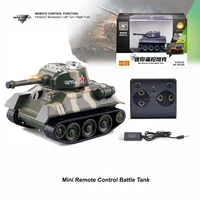 Xmas Mini RC Tank 4Channel Battle Military Crawler Shooting Radio Controlled Electronic ourdoor Toy Tank for Kids Gift Wholesale 2