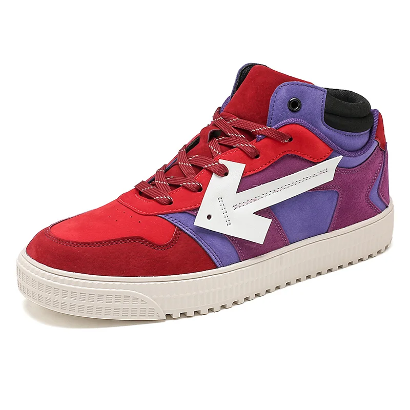 2022 Trendy High Top Men Sneakers Designer Flat Platform Shoes Men