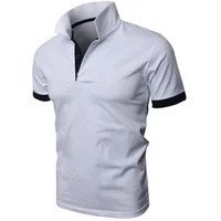 Polo décontracté à manches courtes pour hommes, t-shirt populaire pour les jeunes, été 1