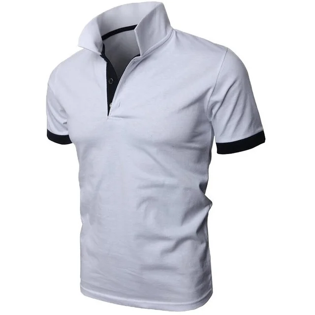 Polo décontracté à manches courtes pour hommes, t-shirt populaire pour les jeunes, été 1