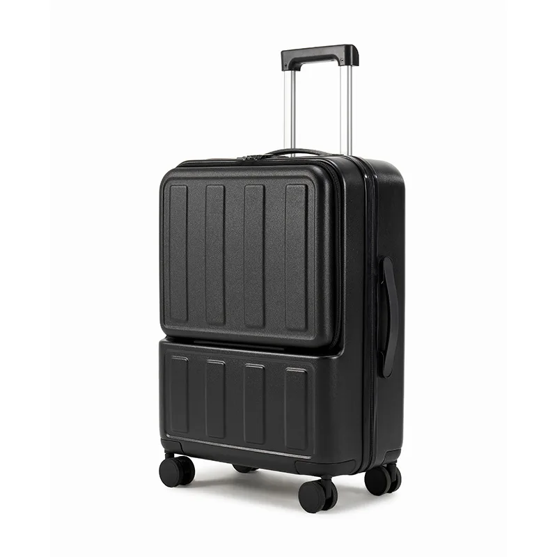 Boarding Bag Front Opening Luggage Women's Small Lightweight Multifunctional Charging Traveling Trolley Case Password Suitcase