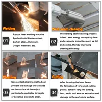 BWT 1500W Fiber Laser Welding Machine Handheld 4 in 1 Welding Cleaning Cutting Soldering Machine Laser Welder For All Metal 220V 2