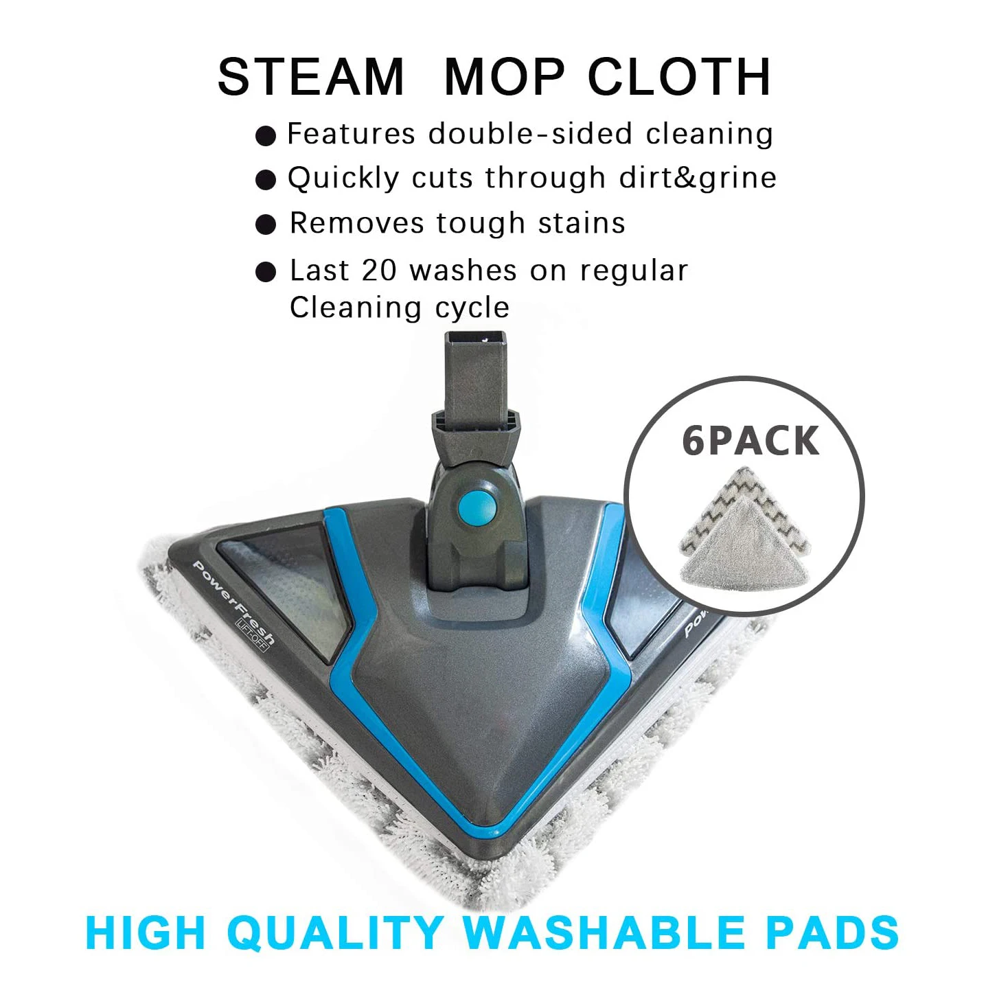 Steam Mop Replacement Pads Compatible 