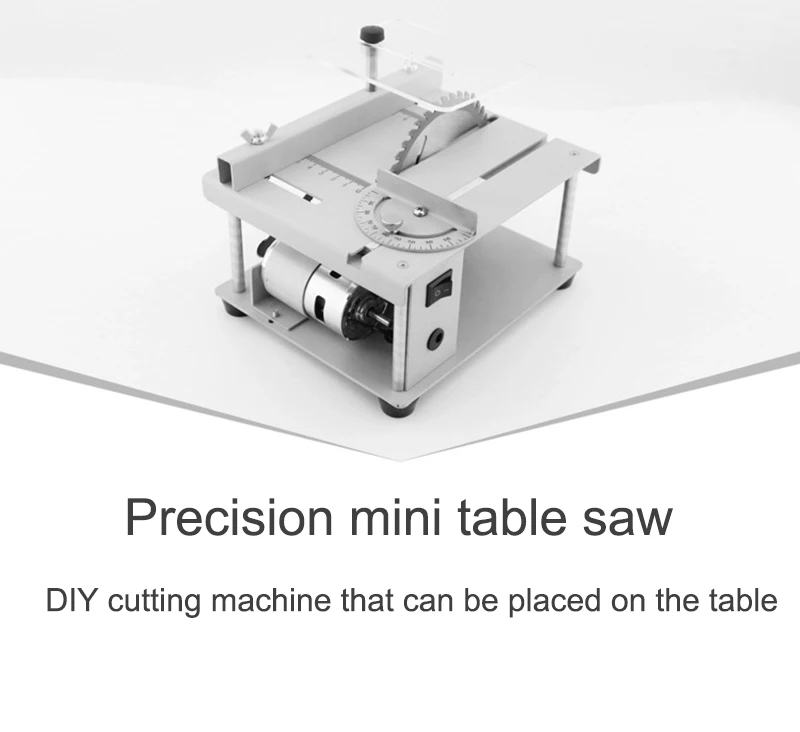 Mini Industrial Electric Table Saw DIY Model Carpentry Cutting Circular Saws for