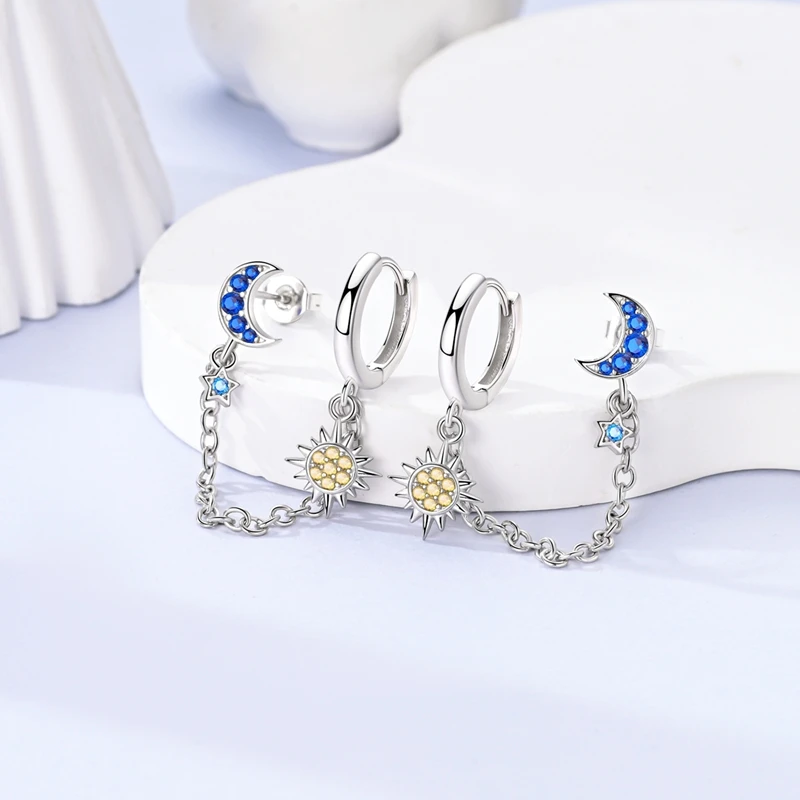 S356aac2ff30a46c9ad6bcd5856b6e96f6 Blue Eyes Hoop Earrings New 925 Sterling Silver Sweet Cherry Earring Wedding Engagement For Girlfriend Wife Birthday Gift Mallzona