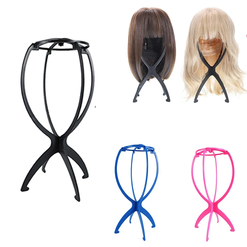 Wig Storage Stand Foldable Creative PP Hair Stand Stable Tool Convenient Detachable