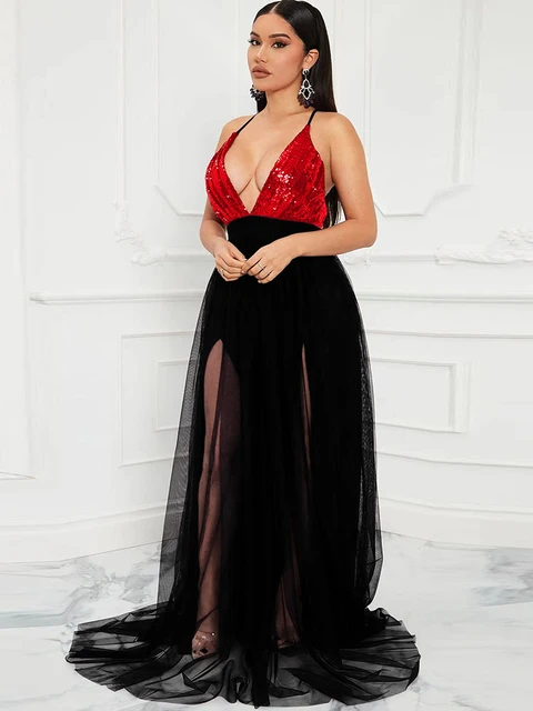 Alise Rhinestone Gown - Black | Fashion Nova, Dresses | Fashion Nova