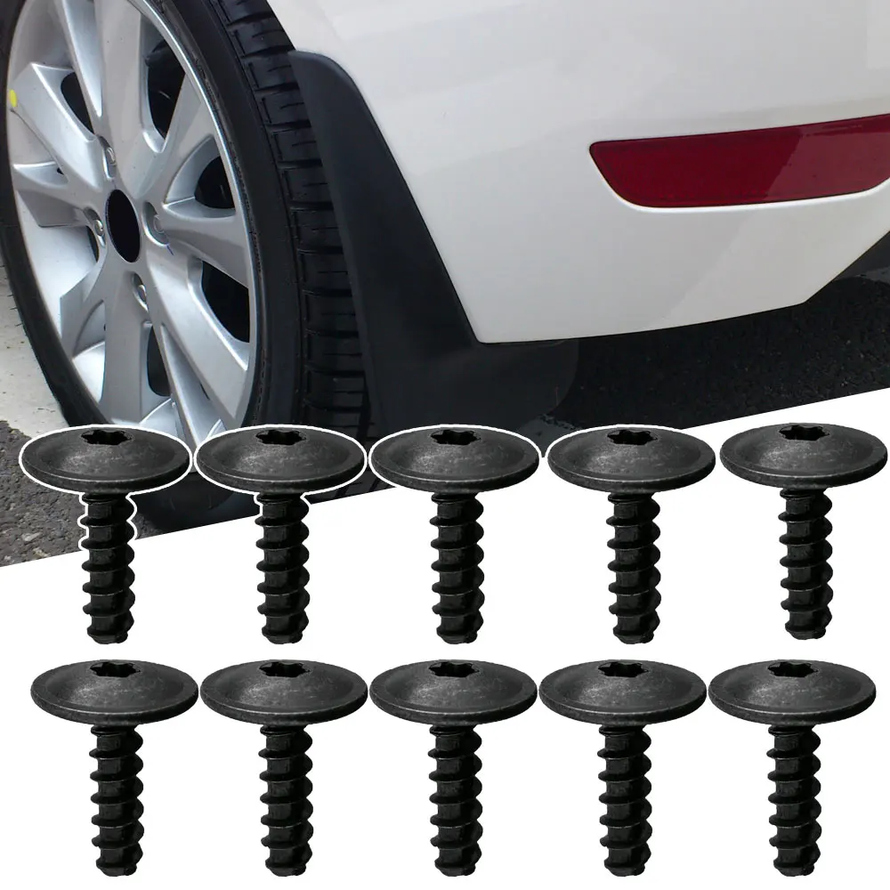 10 Pz Plum Blossom Head Car Fender Vite Autofilettante In Metallo Per Vw Volkswagen Polo Touareg Golf Beetle Passat Cabrio Audi A3