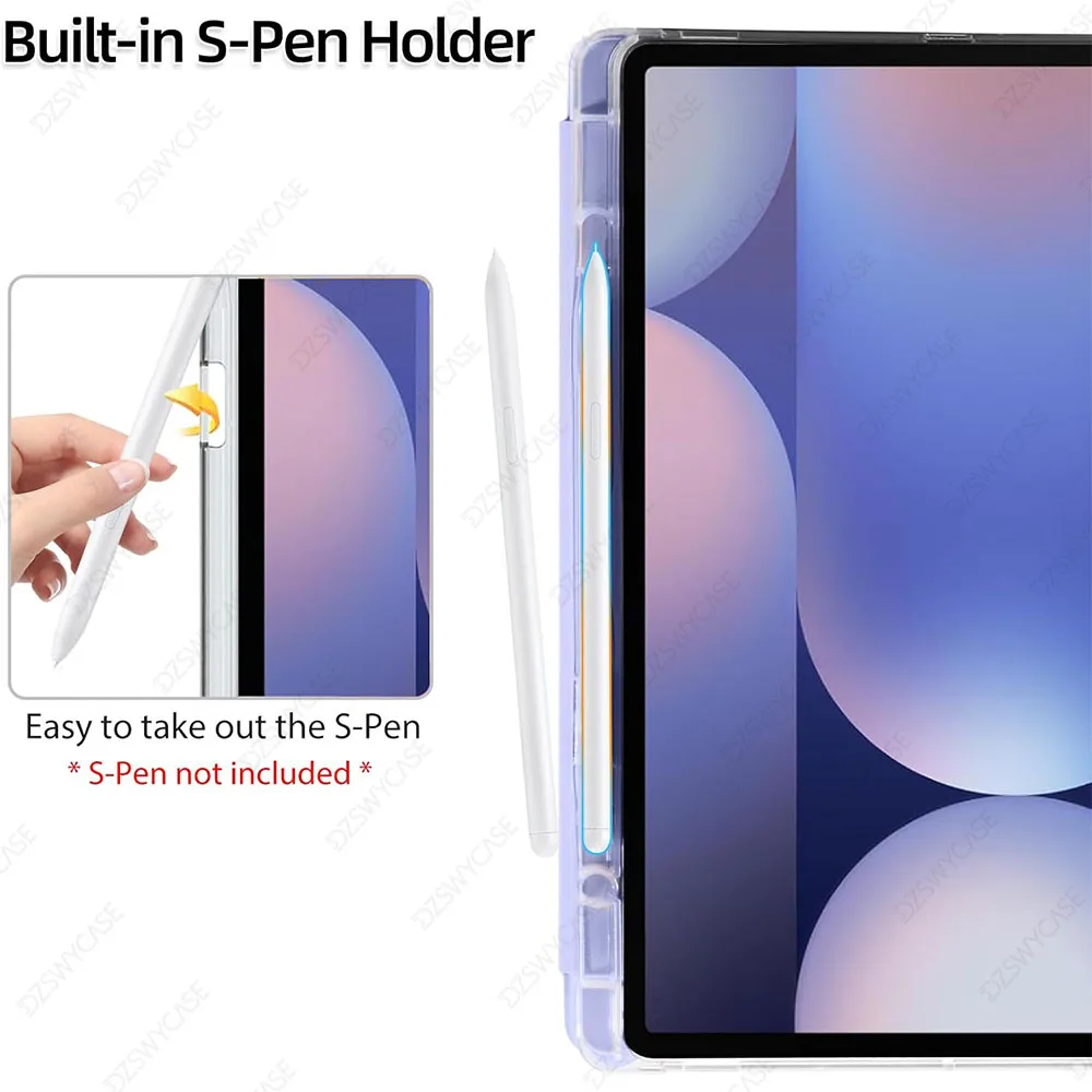 Ultra Slim Tablet Cover with Pen Holder and Auto Sleep/Wake