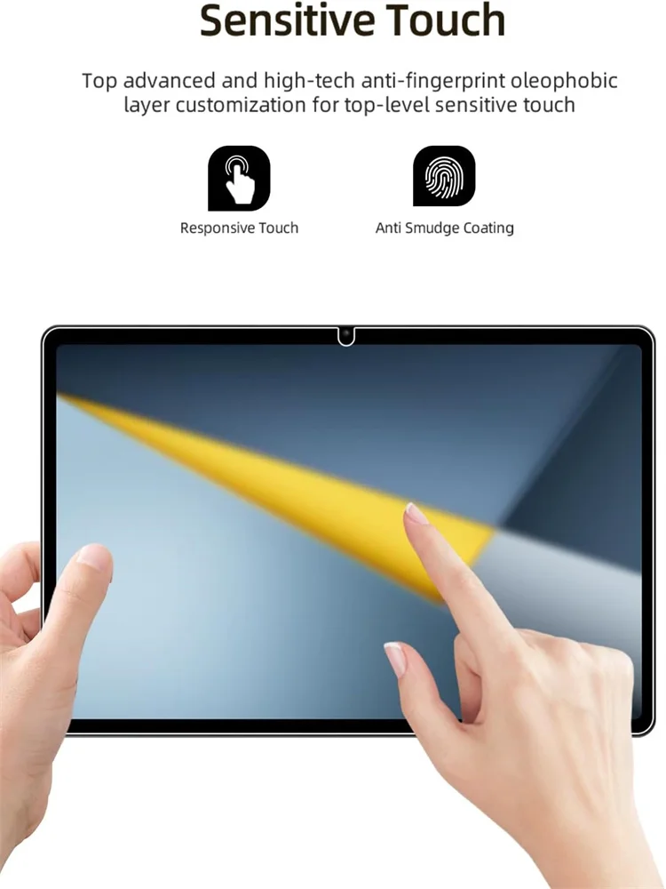 Premium 9H Tempered Glass Screen Protector - 9.7 Inch Bubble Free, Explosion Proof, Clear Protective Film