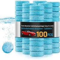 Car Windshield Washer Fluid Concentrated Tablets Solid Effervescent Wiper Tablet for Car Room Kitchen Window Glass Cleaning 1