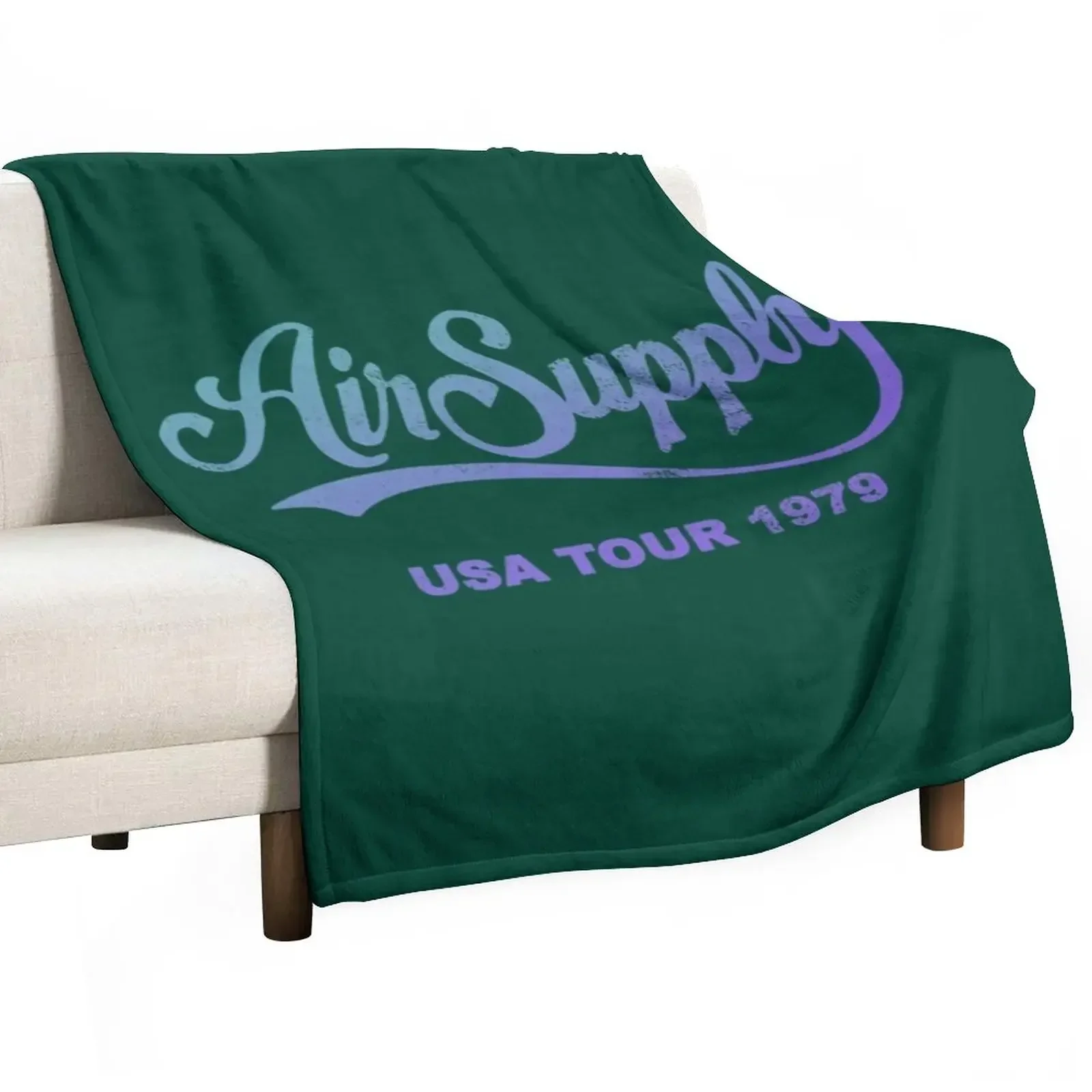 

New Air Supply USA Tour 1979 [Worn Look] Throw Blanket Hairys Flannel Extra Large Throw Sofa Blankets