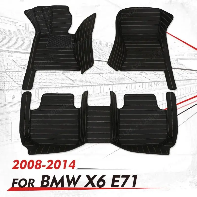 

Custom Car floor mats for BMW X6 E71 2008 2009 2010 2012 2013 2014 auto foot Pads automobile carpet cover