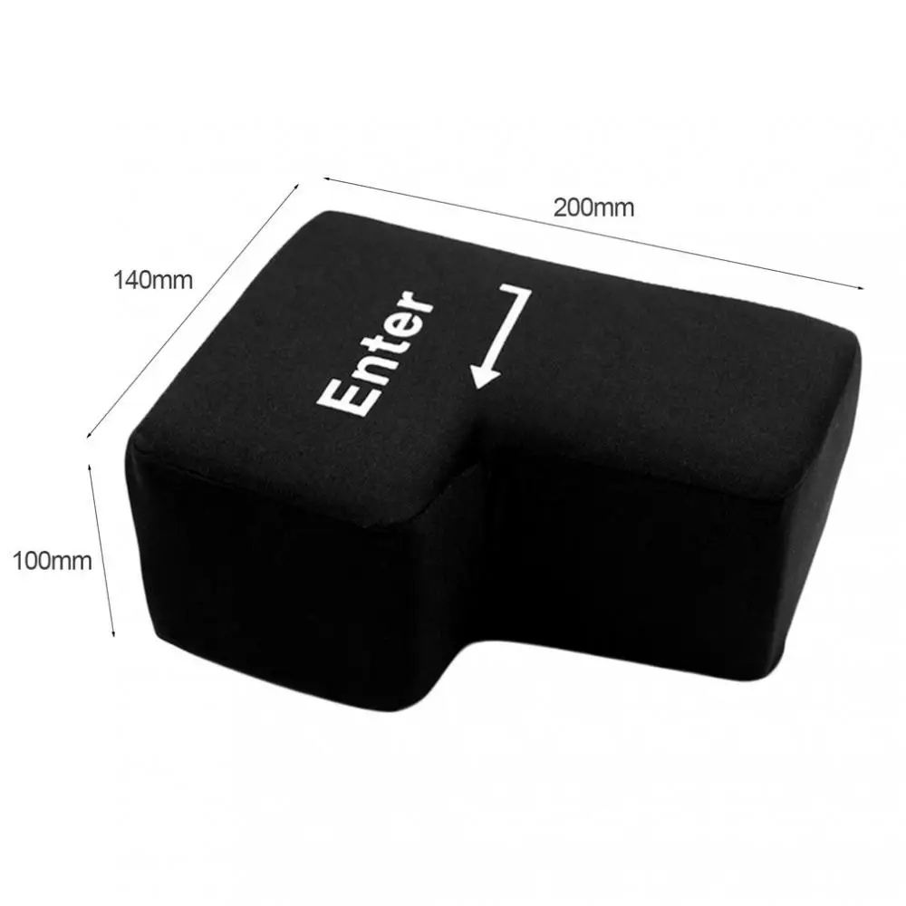 창의적인 스트레스 방지 거대한 입력 키, USB 컴퓨터 키보드 통풍구, 단추 베개, 사무실 데스크탑 스트레스 해소기