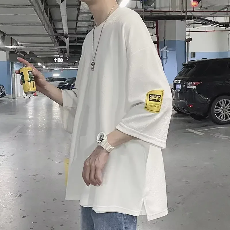 Design Against Trend / デザイン アゲインスト トレンド SML T-Shirts Short Sleeves / SML Tシャツ ショートスリーブス Men Casual T-Shirt Curve Hem Side with Zipper Short Sleeve